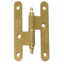 Zawias do drzwi 95x52mm mosiądz matowy rozłączny PRAWY (pl) mod. 407