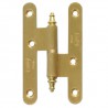 Zawias do drzwi 95x52mm mosiądz matowy rozłączny rozłączny LEWY (pl) mod. 407