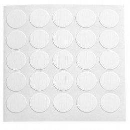 Zaślepka meblowa przyklejana 12mm biała 50szt. mod.614
