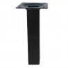 Noga 3-25x25x150 kwadrat czarna