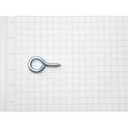 Haczyk wkręcany 2,5x20mm oczko 5mm cynkowany 26szt.