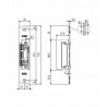 Elektrozaczep POLARIS ANTI PANIC z zaczepem FLU F24