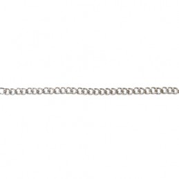 Łańcuch dekoracyjny niklowany 1,1x3,5mm 1mb mod.30230