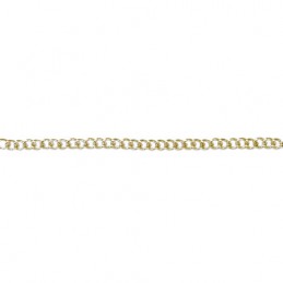 Łańcuch dekoracyjny mosiądzowany 1,1x3,5mm 1mb mod.30230