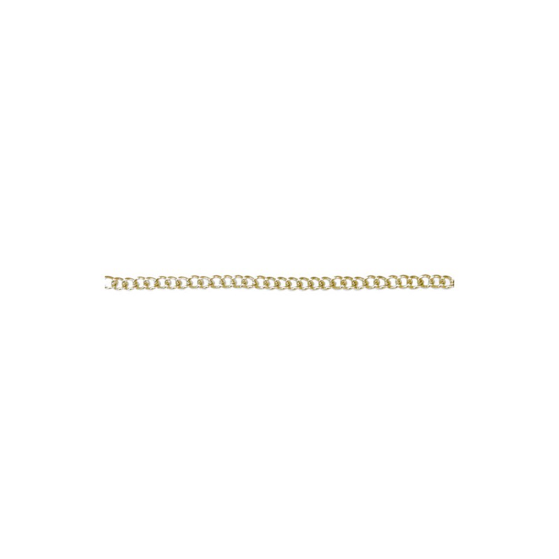Łańcuch dekoracyjny mosiądzowany 1,1x3,5mm 1mb mod.30230