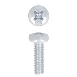 Śruba M6x20mm cynkowana łeb walcowy PH DIN7985 7szt.