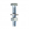Śruba M8x20mm z podkładką i nakrętką cynkowana 5 szt.