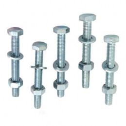 Śruba M6x50mm z podkładką i nakrętką cynkowana 5 szt.