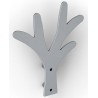 Wieszak ozdobny Drzewko stalowy srebrny 145x120mm ALBER