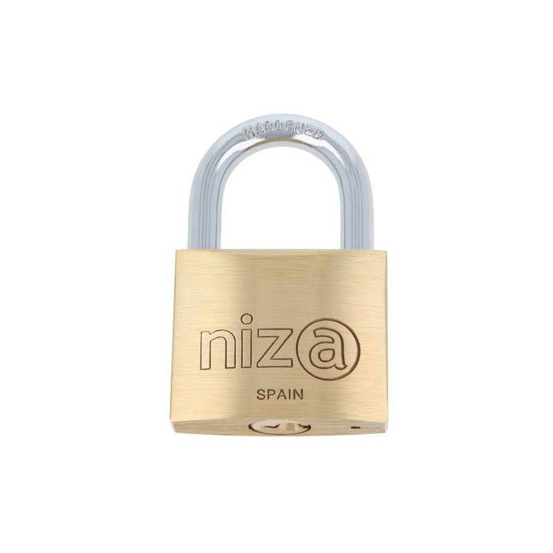 Kłódka mosiężna 60mm mod.NIZA display