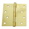 Zawias do drzwi 101,6x101,6mm stal złoty połysk splatany 2szt. mod.1010