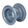 Tulejka wentylacyjna WC fi.40mm 37-46mm plastik chrom satyna