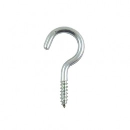 Hak półpełny haczyk wkręcany 2,5x30mm cynkowany 26szt.