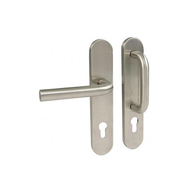 Klamko-pochwyt na wkładkę 85 INOX prawy mod.4PXB85 10PX