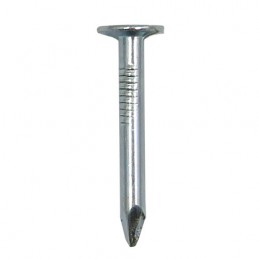 Gwoździe do betonu 3,4x30mm szeroki łeb stalowy cynkowane 18 sztuk
