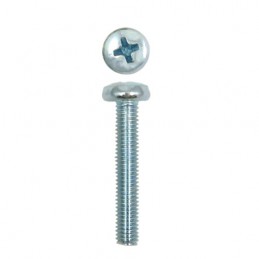 Śruba M5x30mm cynkowana łeb walcowy PH DIN7985 7szt.