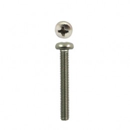 Śruba M4x30mm inox łeb walcowy PH DIN7985 8szt.