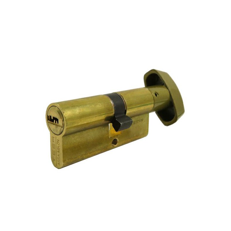 Wkładka z gałką do drzwi 65mm G30/35 mosiądzowana mod. T-60 TESA