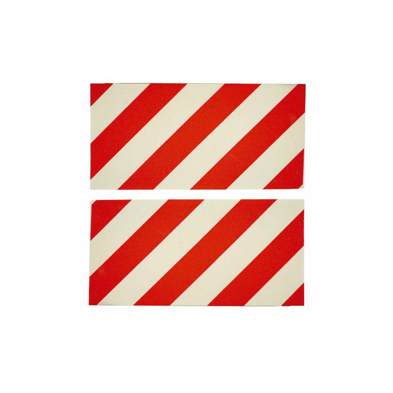 Pianka ochronna do garażu 50x24cm czerwono-biała mod.88