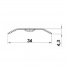 Listwa łączeniowa 10-34x985 INOX