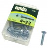 Śruba 4x22mm z łbem soczewkowym 20 sztuk
