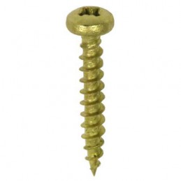 Wkręty mosiądzowane 3x20mm łeb walcowy PZ 22szt.