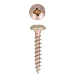 Wkręt 3x20mm żółty ocynk łeb walcowy PZ 30szt.