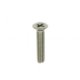 Śruba M4x20mm z łbem płaskim DIN965 inox 9 szt.