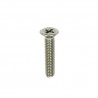 Śruba M4x20mm z łbem płaskim DIN965 inox 9 szt.
