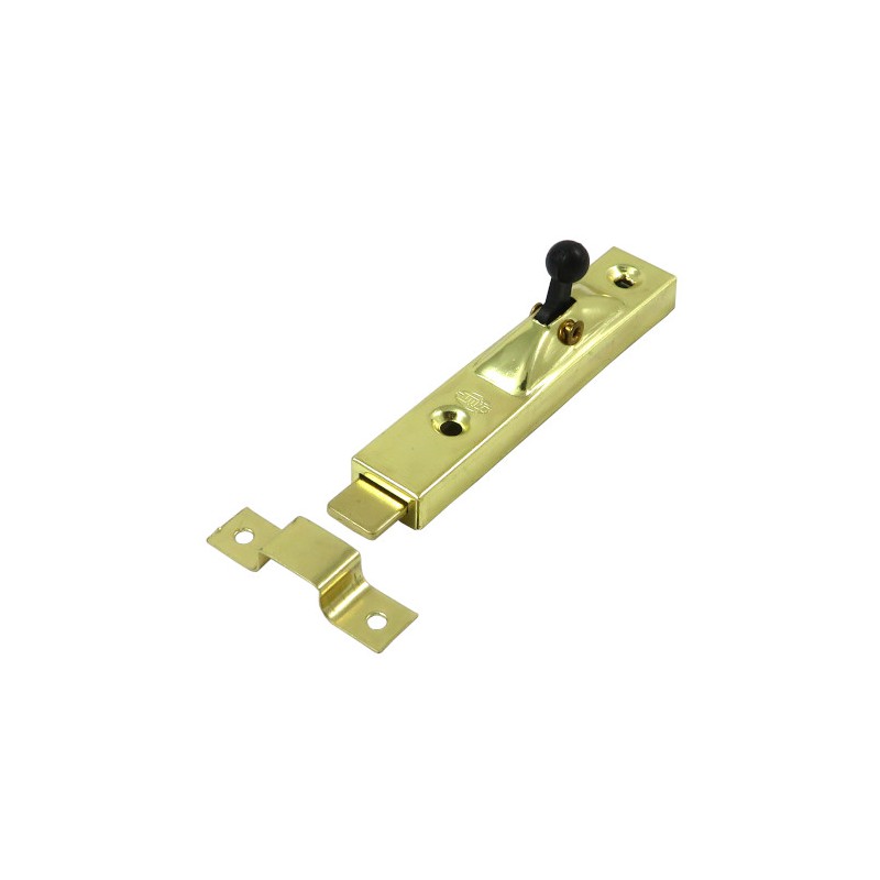 Zasuwka meblowa przekładana 75mm mosiądzowana mod. 425