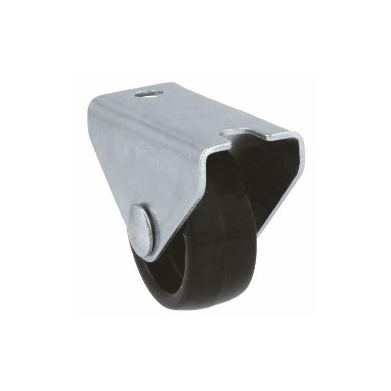 Kółko nylonowe 30mm stała płytka czarne mod. 1300