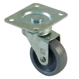 Kółko nylonowe 50mm obrotowa płytka szare mod. 2500