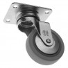 Kółko gumowe 60mm obrotowa płytka szare mod. 2502