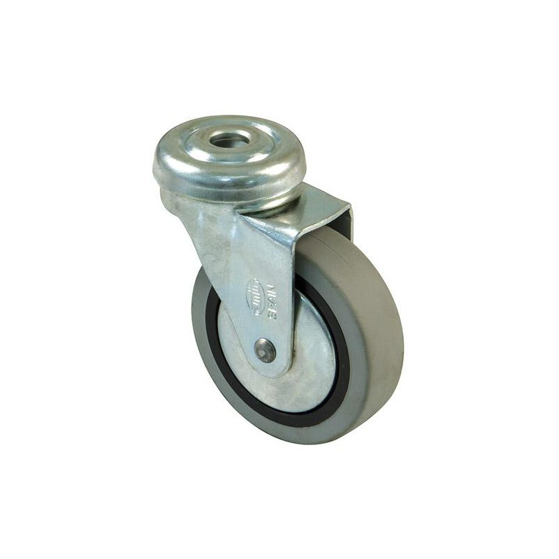 Kółko gumowe 60mm otwór 10,4mm szare mod. 2504
