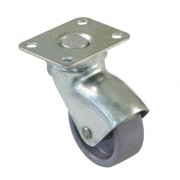 Kółko nylonowe 30mm obrotowa płytka szare mod. 2506