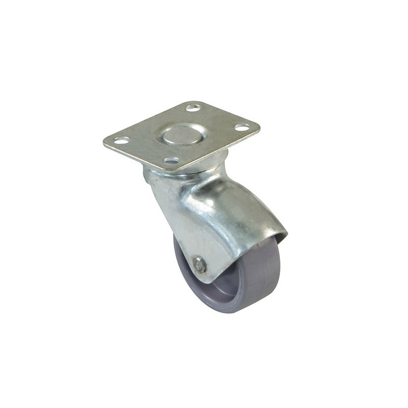 Kółko nylonowe 40mm obrotowa płytka szare mod. 2506