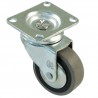 Kółko gumowe 60mm skrętna płytka szare mod. 2510