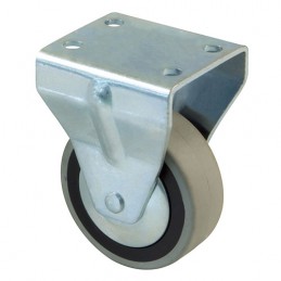 Kółko gumowe 60mm stała płytka szare mod. 2511