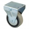 Kółko gumowe 60mm stała płytka szare mod. 2511