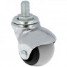 Kółko gumowe 40mm sworzeń gwint M10 40kg mod.2518