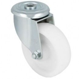 Kółko nylonowe 100mm otwór 12,5mm białe 200kg mod.2551