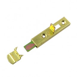 Zasuwka meblowa stalowa 60mm mosiądzowana mod. 368