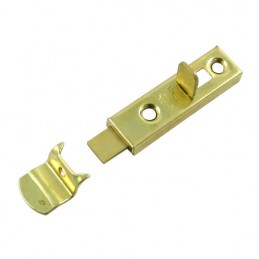 Zasuwka meblowa stalowa 50mm mosiądzowana mod.368