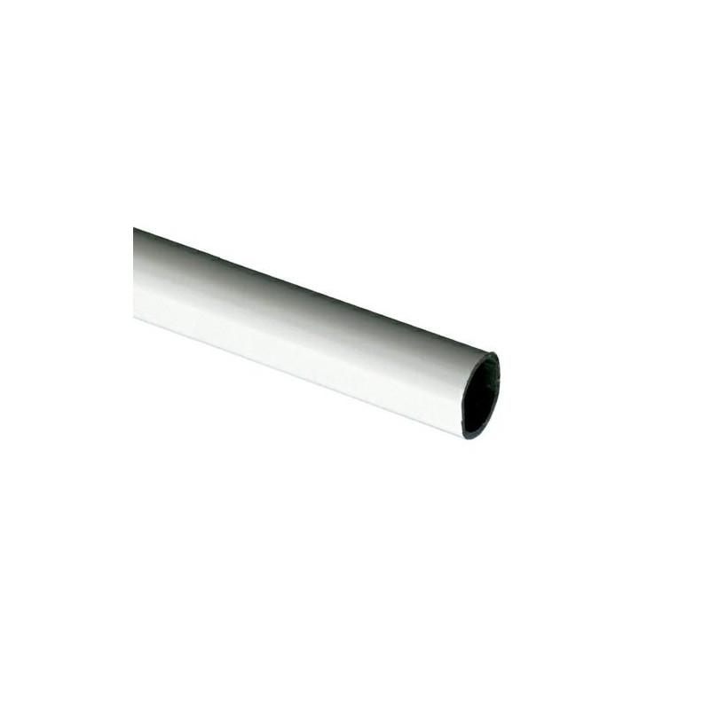 Pręt ubraniowy 1-20x18mm-2m biały