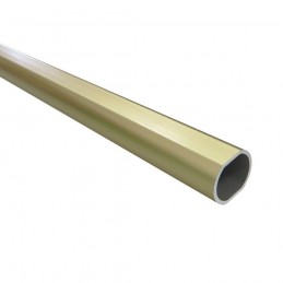 Pręt Drążek ubraniowy złoty mat 2m 20x18mm mod.1 do szafy