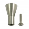Gałka meblowa 2-25 INOX ostatnie sztuki w tej cenie