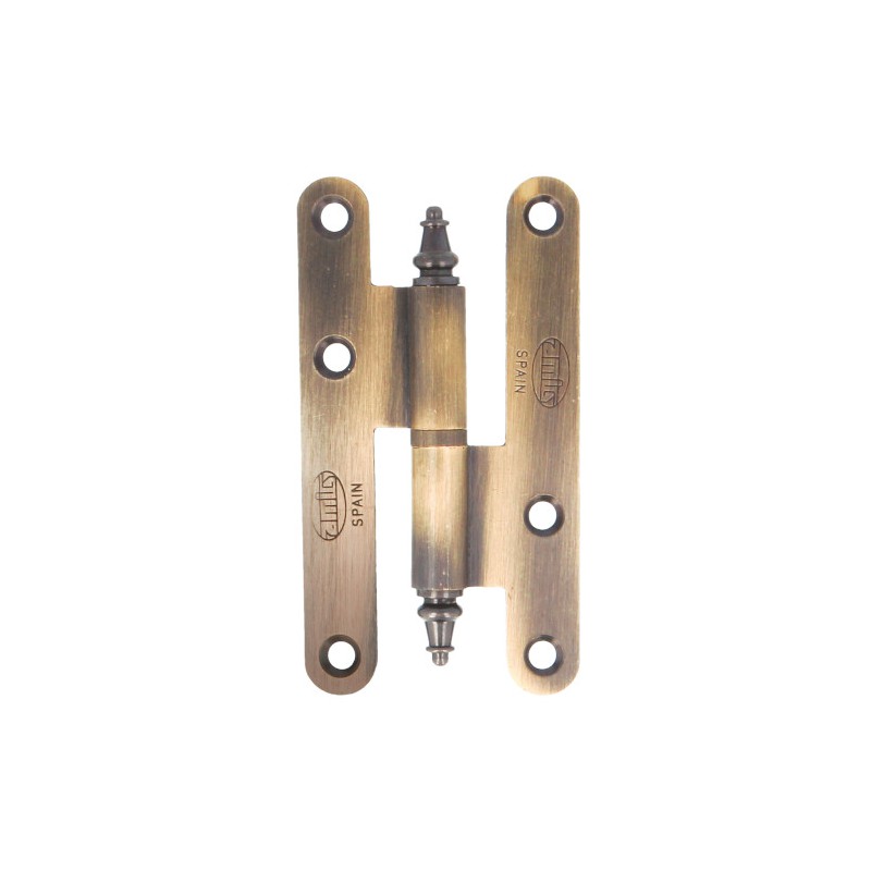 Zawias do drzwi 95x52mm mosiężny złoto antyczne rozłączny LEWY (pl) mod. 407