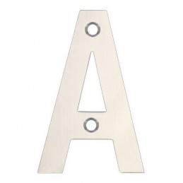 Litera "A" 75 mm stal nierdzewna