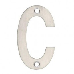 Litera "C" 75 mm stal nierdzewna