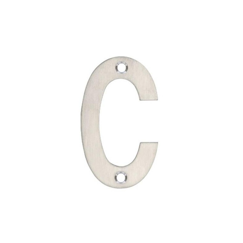 Litera "C" 75 mm stal nierdzewna